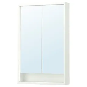 IKEA FAXÄLVEN ФАКСЭЛВЕН, зеркальный шкаф с подсветкой, белый, 60x15x95 см 295.167.10 фото