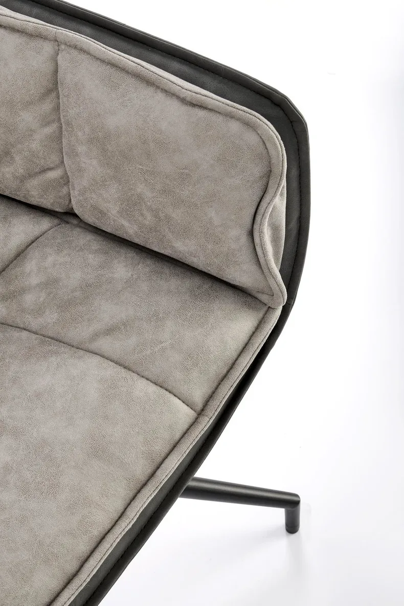 Кухонный стул HALMAR K523 серый/черный фото №13