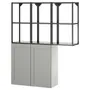 IKEA ENHET ЕНХЕТ, шафа, антрацитовий/сірий каркас, 120x32x150 см 295.479.76 фото