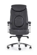 Крісло комп'ютерне офісне обертове HALMAR QUAD чорний, екошкіра перфорована фото thumb №3