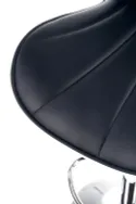 Барний стілець HALMAR H69 хокер чорний, хром фото thumb №7