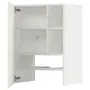 IKEA METOD МЕТОД, навесной шкаф д / вытяжки / полка / дверь, белый / гавсторпский бежевый, 60x80 см 695.044.56 фото