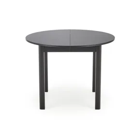Стол кухонный раскладной HALMAR RINGO, 102-142x102 см, черный фото