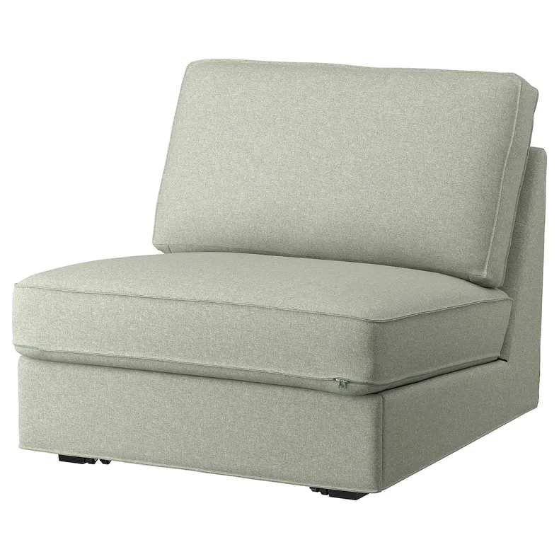 IKEA KIVIK КИВИК, чехол для 1-местного дивана-кровати, Окрашен в светло-зеленый цвет 405.399.27 фото №1