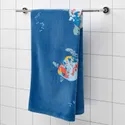IKEA BLÅVINGAD БЛОВІНГАД, банний рушник, орнамент черепаха/темно-синій, 70x140 см 605.340.66 фото thumb №3