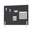 IKEA SKÅDIS СКОДИС, настенная панель, комбинация, черный, 76x56 см 295.159.80 фото thumb №1