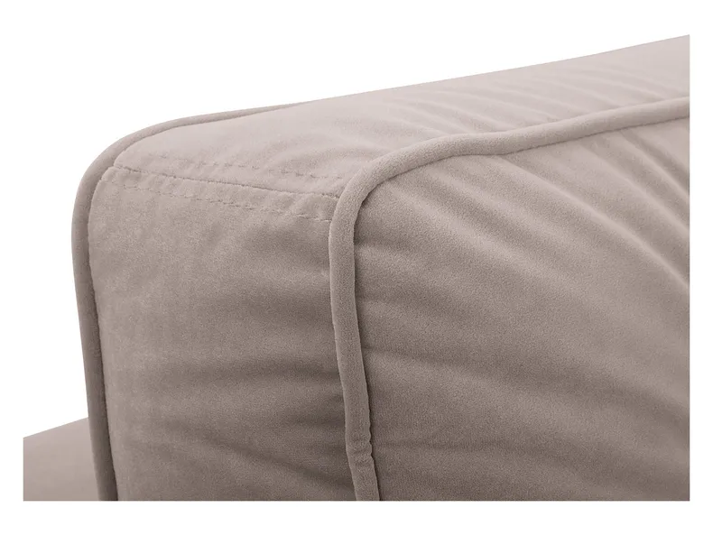 BRW Тримісний диван Bloom розкладний з ящиком для зберігання велюровий бежевий, Соло 253 SO3-BLOOM-LX_3DL-G1_B87959 фото №12