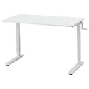 IKEA RELATERA РЕЛАТЕРА, стіл регульований, білий, 117x60 см 995.528.65 фото thumb №1