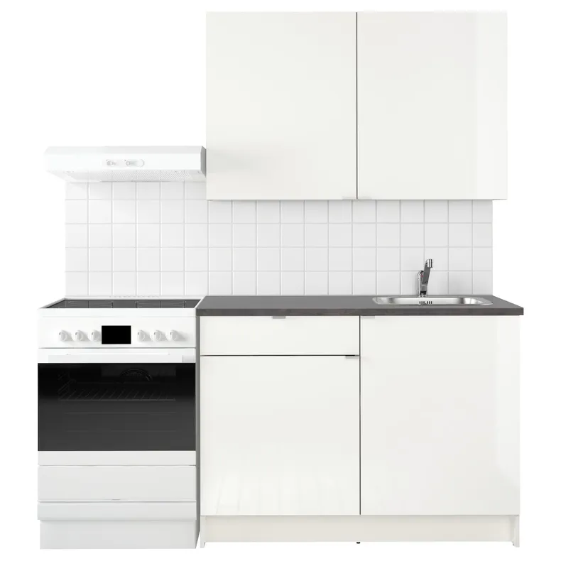 IKEA KNOXHULT КНОКСХУЛЬТ, кухня, белый глянец, 120x61x220 см 291.804.68 фото №2