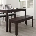 IKEA EKEDALEN ЕКЕДАЛЕН, лавка, темно-коричневий, 105x36 см 403.407.62 фото thumb №5