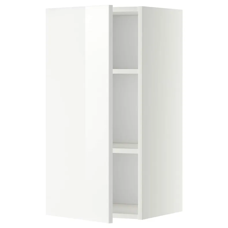 IKEA METOD МЕТОД, шафа навісна із полицями, білий / РІНГХУЛЬТ білий, 40x80 см 294.583.95 фото №1