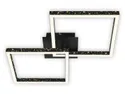 BRW Frame Led 2-позиционный металлический потолочный светильник черный 085510 фото thumb №1