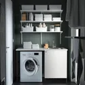 IKEA ENHET ЕНХЕТ, пральня, антрацит/білий, 139x63.5x90.5 см 695.545.35 фото thumb №2