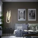 IKEA VARMBLIXT ВАРМБЛІКСТ, LED підвісний світильник, біле матове скло, 46 см 105.311.31 фото thumb №2