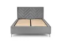 Узголів'я ліжка HALMAR MODULO W1 160 см сірого кольору. Моноліт 85 фото thumb №4