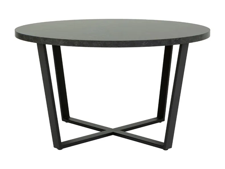Стол круглый BRW Gosol, 77 см, черный BLACK фото №2