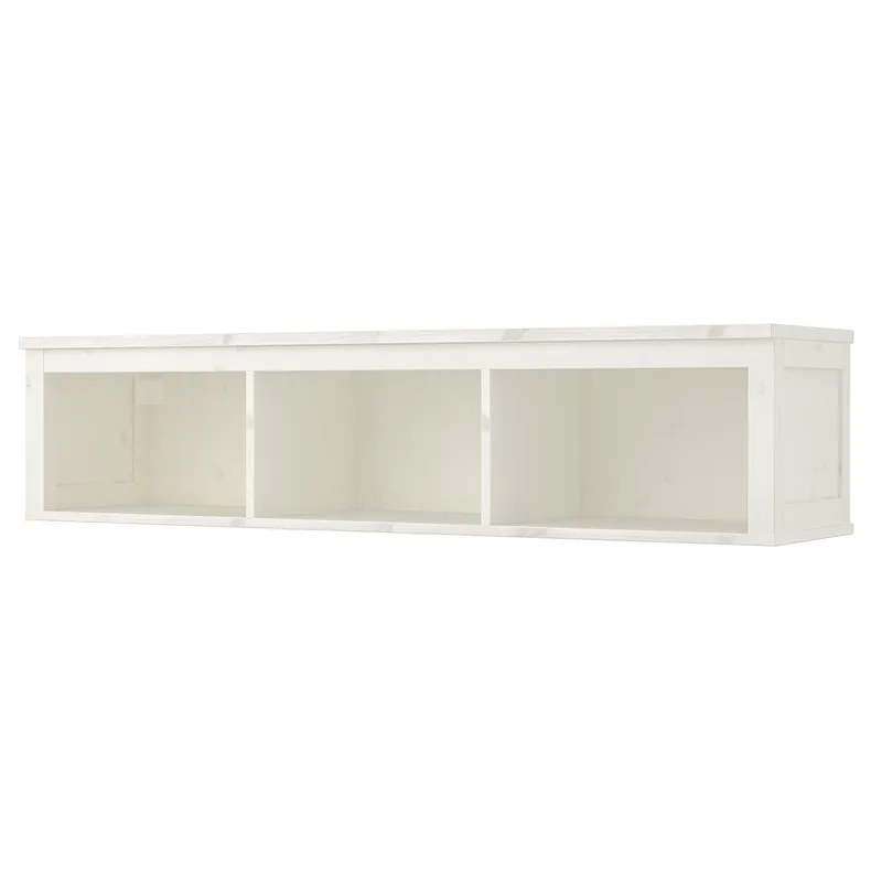 IKEA HEMNES ХЕМНЭС, полочный / арочный модуль, белая морилка, 148x37 см 602.972.20 фото №1