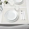 IKEA GOKVÄLLÅ, тарелка, белый, 21 см 405.925.85 фото thumb №4