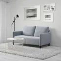 IKEA ANGERSBY АНГЕРСБЮ, 2-місний диван, Книза світло-сірий 104.691.86 фото thumb №2