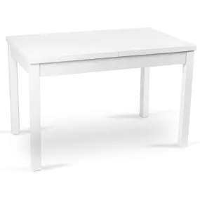 Стол раскладной MEBEL ELITE SKUBI 120-160х75 см, белый фото