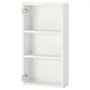 IKEA ENHET ЕНХЕТ, навісна шафа з 2 полицями, білий, 40x15x75 см 104.404.47 фото