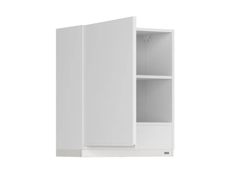 BRW Верхний кухонный шкаф Sole 60 см с вытяжкой слева белый глянец, альпийский белый/глянцевый белый FH_GOO_60/68_L_FL_BRW-BAL/BIP/BI фото №3