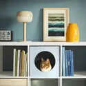 IKEA UTSÅDD УТСОДД, котячий будиночок, сіро-блакитний, 33x38x33 см 105.708.82 фото thumb №4