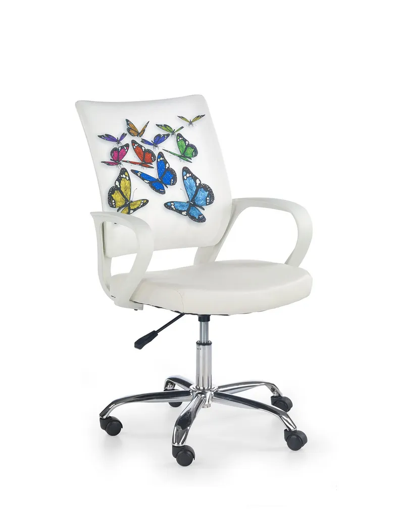 Комп'ютерний стілець обертовий HALMAR IBIS BUTTERFLY різнокольоровий фото №1