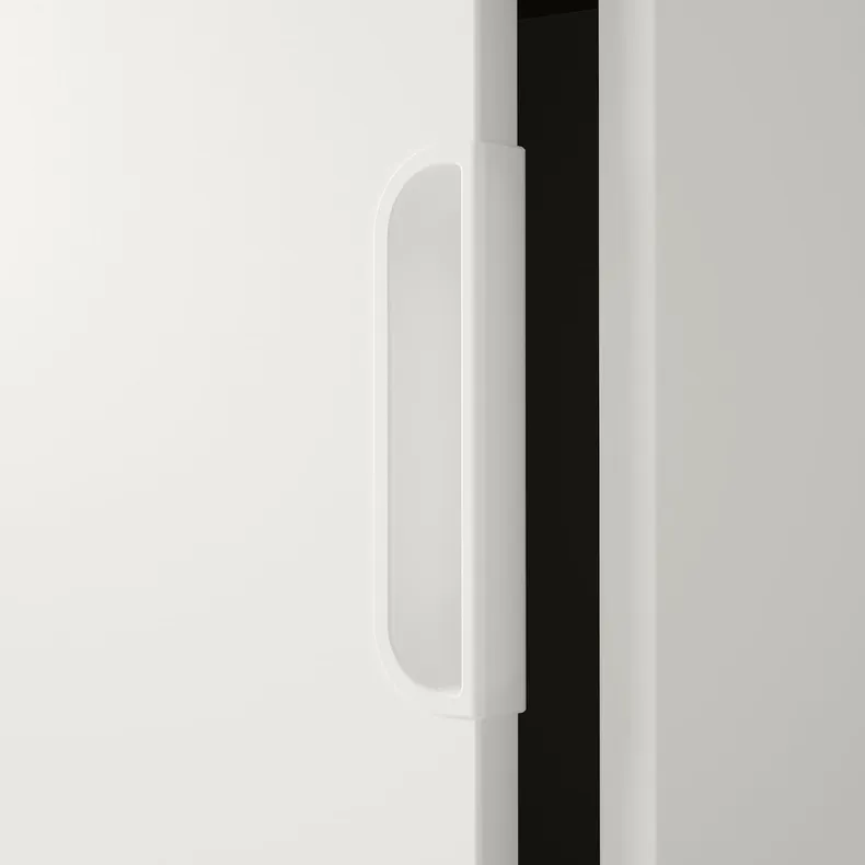 IKEA GALANT ГАЛАНТ, комбинация для хран с раздв дверц, белый, 160x200 см 792.853.02 фото №4