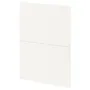 IKEA METOD МЕТОД, 2 фронтальні панелі для посудомийки, Вальстена біла, 60 см 195.072.40 фото