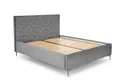 Узголів'я ліжка HALMAR MODULO W2 160 см сірого кольору. Моноліт 85 фото thumb №2