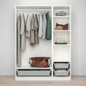 IKEA PAX ПАКС, гардероб, комбінація, білий, 150x58x201 см 293.856.72 фото thumb №3