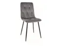 Кухонный стул SIGNAL TOM Velvet, Bluvel 14 - серый фото thumb №1