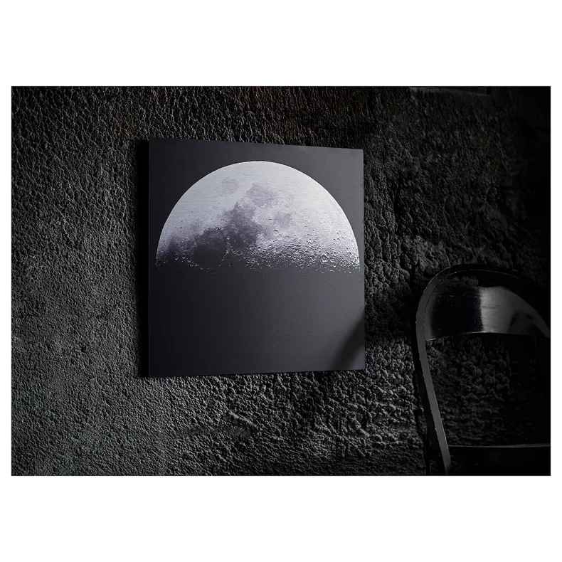 IKEA KOPPARFALL КОППАРФАЛЛЬ, картина, Місячний ландшафт, 49x49 см 105.087.86 фото №4
