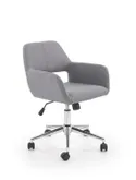 Крісло комп'ютерне офісне обертове HALMAR MOREL, сірий, тканина фото thumb №1