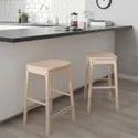 IKEA RÖNNINGE РЕННІНГЕ, барний стілець, береза, 63 см 605.128.99 фото thumb №4