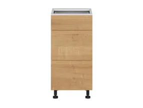BRW Sole 40 см кухонный базовый шкаф с ящиками soft-close дуб арлингтон, альпийский белый/арлингтонский дуб FH_D3S_40/82_2STB/STB-BAL/DAANO фото