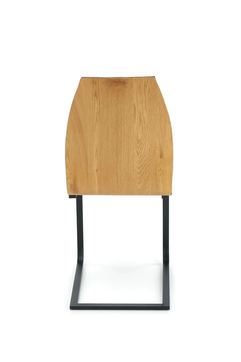 Кухонный стул HALMAR K265 черный/коричневый/дуб медовый фото №10