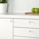 IKEA GUBBARP ГУББАРП, ручка мебельная, белый, 21 мм 803.364.33 фото thumb №2