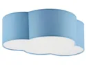 BRW Хмарний 2-місний тканинний плафон синій 078013 фото thumb №1