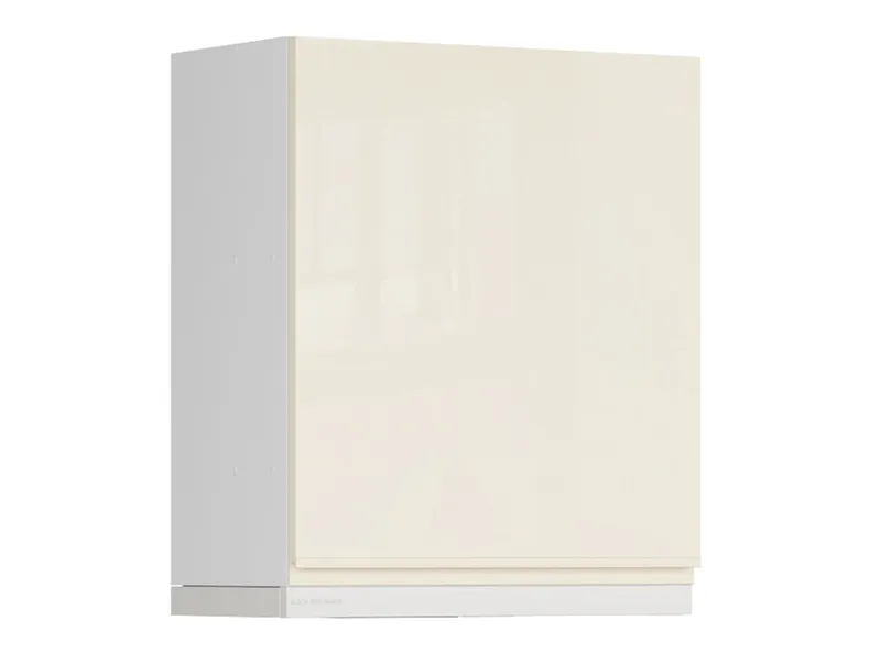 BRW Верхний кухонный шкаф Sole 60 см с вытяжкой слева магнолия глянец, альпийский белый/магнолия глянец FH_GOO_60/68_L_FL_BRW-BAL/XRAL0909005/BI фото №2
