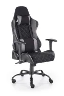 Крісло комп'ютерне офісне обертове HALMAR DRAKE, чорний / сірий фото thumb №1