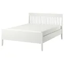 IKEA IDANÄS ИДАНЭС, каркас кровати, белый / Лурёй, 160x200 см 593.922.04 фото thumb №1