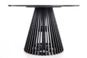 Кухонний стіл HALMAR MIYAKI 120x120 см чорний, дуб натуральний фото thumb №7
