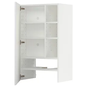 IKEA METOD МЕТОД, настінн шаф д / витяжки з полиц / дверц, білий / РІНГХУЛЬТ білий, 60x100 см 095.042.23 фото
