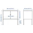 IKEA LIXHULT ЛІКСХУЛЬТ, шафа, метал / сірий, 60x35 см 703.286.69 фото thumb №6