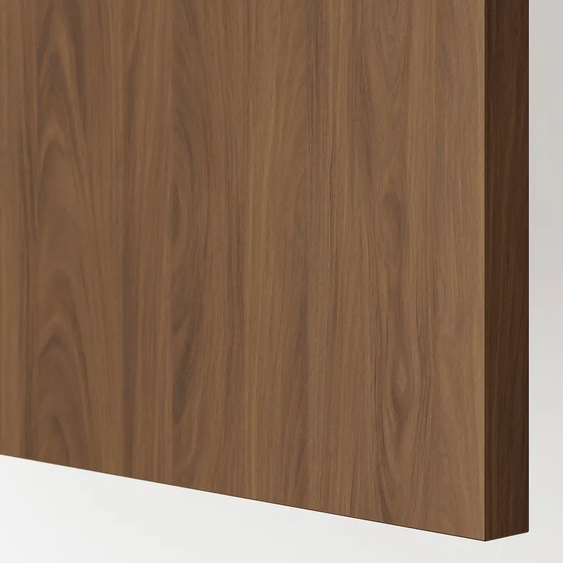 IKEA TISTORP ТІСТОРП, 2 дверцят для кутової підлог шафи, коричневий горіх, 25x80 см 205.584.98 фото №3