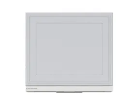 BRW Верхний шкаф для кухни Verdi 60 см с вытяжкой светло-серый матовый, греноловый серый/светло-серый матовый FL_GOO_60/50_O_FL_BRW-SZG/JSZM/BI фото