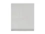 BRW Верхний кухонный шкаф Sole 60 см с вытяжкой слева светло-серый глянец, альпийский белый/светло-серый глянец FH_GOO_60/68_L_FL_BRW-BAL/XRAL7047/IX фото