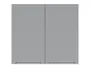 BRW Кухонный верхний шкаф Iris 80 см двухдверный ferro, гренола серый/ферро FB_G_80/72_L/P-SZG/FER фото